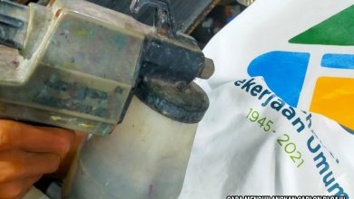cara menghilangkan sablon di baju